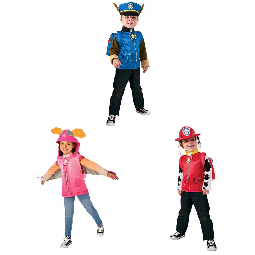 PAW PATROL BACKPACK DRESS UP SET ASST (4) BL